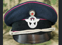 Enlisted personnel of the fire service visor cap (Repro)