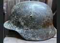 Winter Camo German helmet M40 / from Pskov