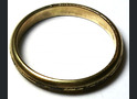 Gold-plated wedding ring / from Stalingrad