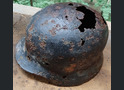 German helmet M35 / from Republic of Belarus