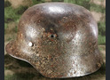 German helmet M35 / from Konigsberg