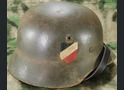 Restored German helmet M35 DD, Hitlerjugend