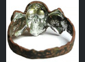 German ring with skull / from Stalingrad