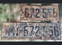 Vehicle registration plates / from Leningrad