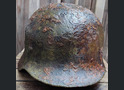 German helmet M40 / from Smolensk