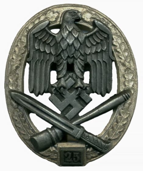 General Assault Badge for 25 assaults