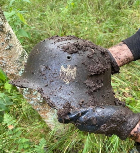 Heer (Wehrmacht) helmet from World War II