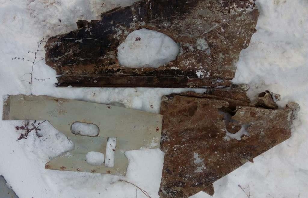 Junkers Ju 87 fuselage pieces found at Pitomnik airfield