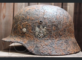 German helmet М35 from Kaluga region