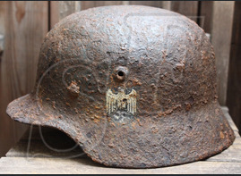 German helmet М40 from Kaluga