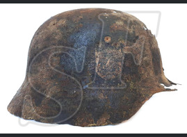 German helmet М40 Waffen-SS from Demyansk Pocket