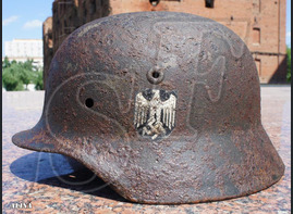 German helmet М40 from Stalingrad