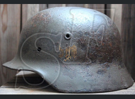 German helmet М40 from Smolensk region