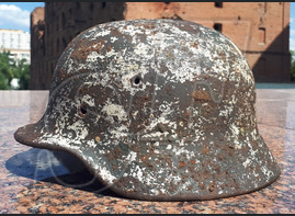 German helmet М40 from Stalingrad