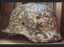 German helmet M40 from Leningrad region