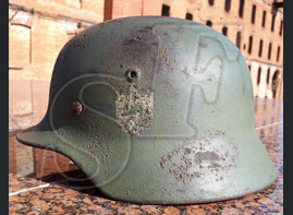 German steel helmet M35 from village Vertyachiy