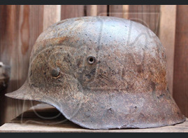 German helmet M42 from Leningrad region