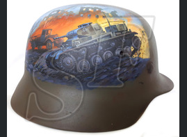 Steel helmet M35 from Stalingrad (Restoration)