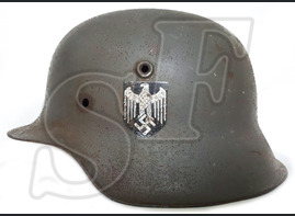 German helmet M42 Wehrmacht (Restoration)