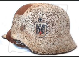 German helmet M35 "Deutsches Rotes Kreuz" (Restoration)