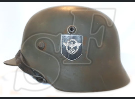 Steel helmet M35 Police SS (Restoration)