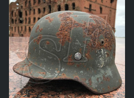 German helmet M35 from village Trehostrovskaya (Stalingrad region)