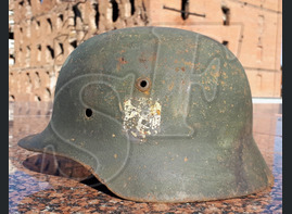 German helmet M35 from village Orlovka