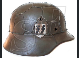 German helmet M35 Waffen SS (Restoration)