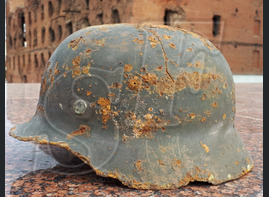 German helmet M35 / Kharkov, Ukraine