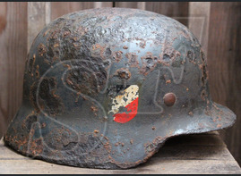 German helmet M35 / Tver region