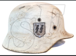 German helmet Waffen SS / Restoration