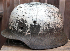 German helmet M35 / from Stalingrad