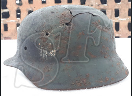 German helmet М35 / from Stalingrad