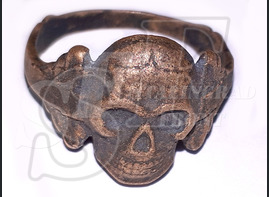Ring with skull  from airfield Pitomnik