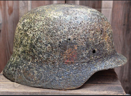 Helmet M35, Wehrmacht / from Rostov
