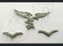 Luftwaffe cockade + 2 collar patches
