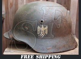 Helmet M40 ЕТ62, Wehrmacht / from Smolensk