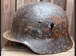 Luftwaffe helmet M40 / from Koenigsberg