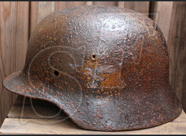 Luftwaffe helmet M35 / from Velikiye Luki