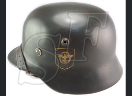 Helmet M35, Ordnungspolizei / Restoration