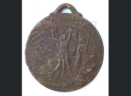 Medal "1919 Frankreich Médaille LIBERATUM" / from Stalingrad