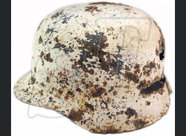 Winter camo helmet М40 / from Stalingrad
