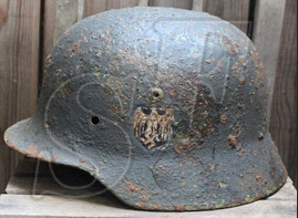 Wehrmacht helmet М35 / from Novgorod