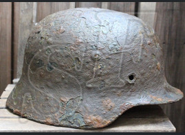 German helmet М35 / from Novgorod