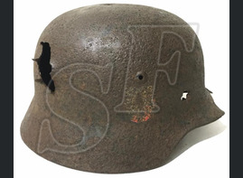 German helmet М35 / from Stalingrad