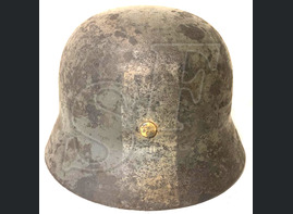 Wehrmacht helmet М35 / from Leningrad