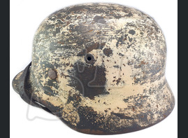 Winter camo helmet M40 / from Stalingrad