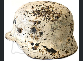 Winter camo helmet M35 / from Stalingrad
