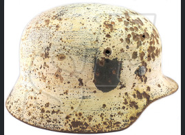 Winter camo helmet M35 / from Leningrad