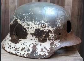 Winter camo helmet M35 / from Leningrad